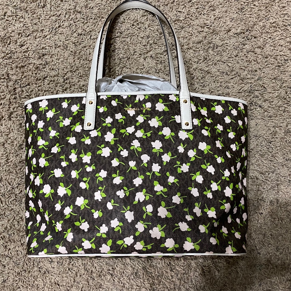 Michael Kors Carter large open tote Floral Print